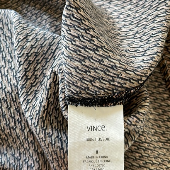 Vince silk dress size 8 - Picture 5 of 5